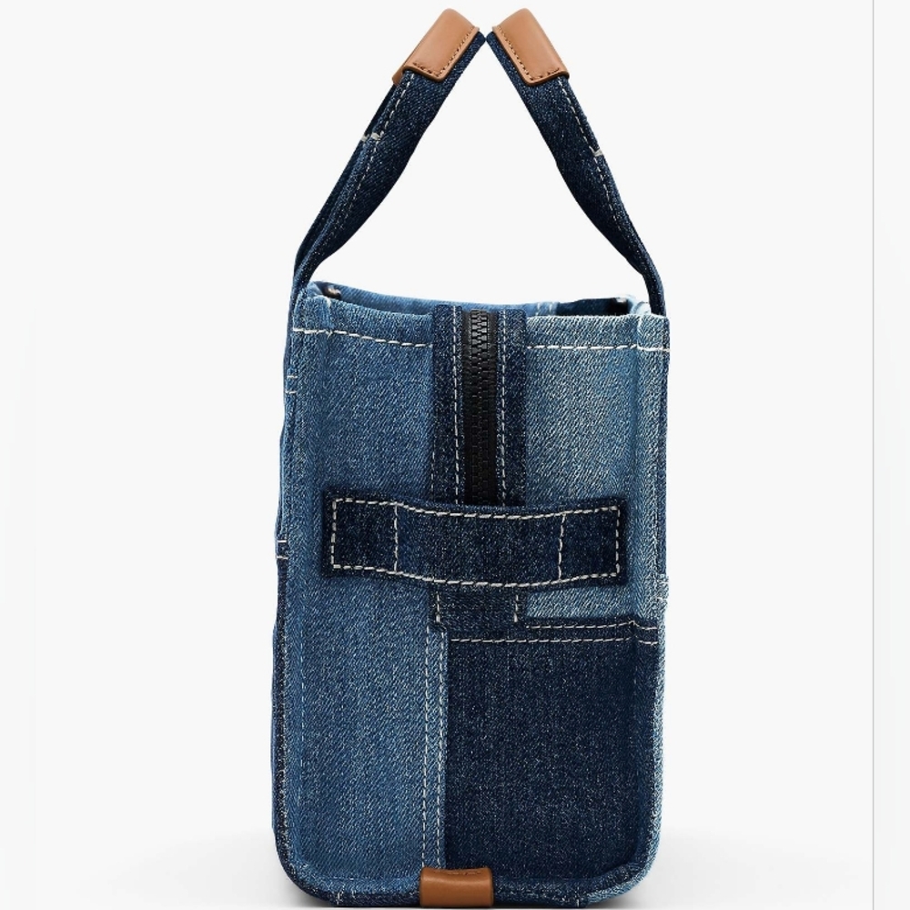 Marc Jacobs The Tote Bag Denim Small Tote Bag - Picture 4 of 7